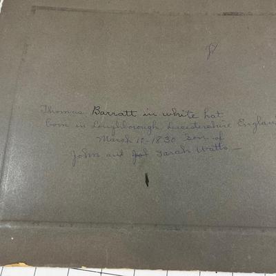 CR SAVAGE PHOTO of:  Thomas Barratt in Pioneer Utah PHOTO Circa 1880's or 90's 