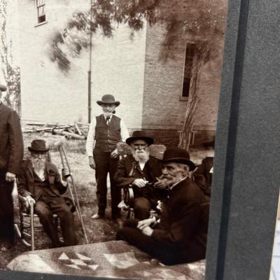 CR SAVAGE PHOTO of:  Thomas Barratt in Pioneer Utah PHOTO Circa 1880's or 90's 