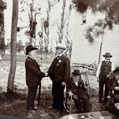 CR SAVAGE PHOTO of:  Thomas Barratt in Pioneer Utah PHOTO Circa 1880's or 90's 