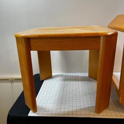 2 Oak End Table 