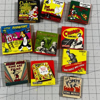 8mm Children's Films; Abbott and Costello, Mighty Mouse