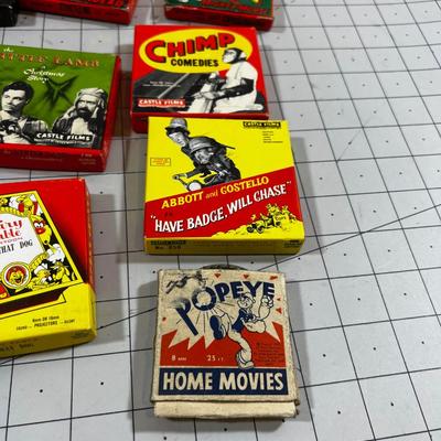 8mm Children's Films; Abbott and Costello, Mighty Mouse