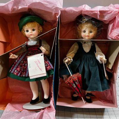 Madam Alexander Dolls (2) Heidi &  Bellows Anne NEW in the box. 