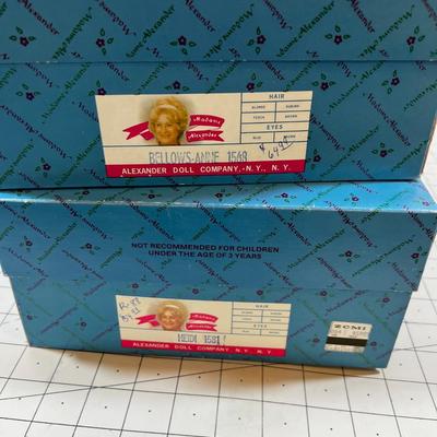 Madam Alexander Dolls (2) Heidi &  Bellows Anne NEW in the box. 