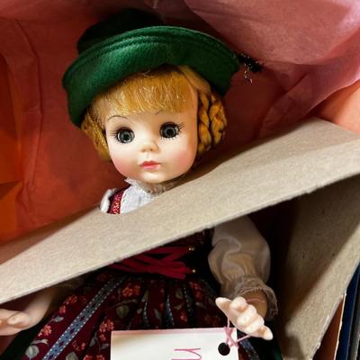 Madam Alexander Dolls (2) Heidi &  Bellows Anne NEW in the box. 