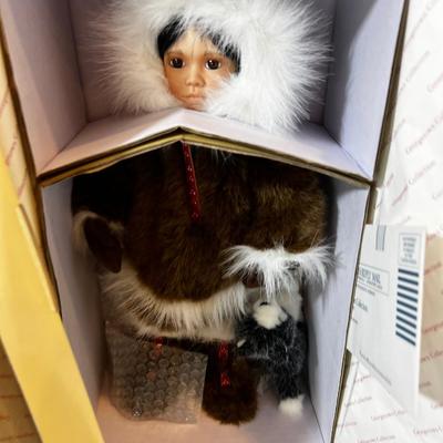 4 Native American Dolls: Named Quick Fox,  Many Stars Silver Moon Plus Notak (Eskimo)