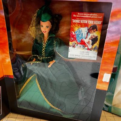 2 Scarlet O'Hara Barbies: New Orleans and Green Velvet