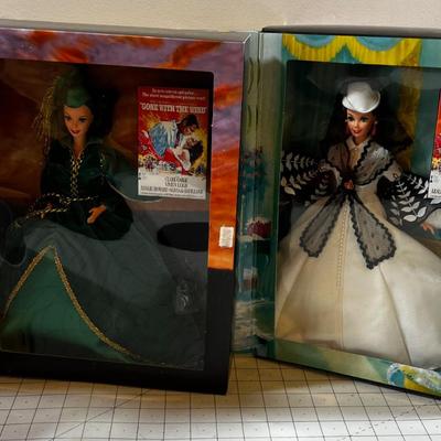 2 Scarlet O'Hara Barbies: New Orleans and Green Velvet
