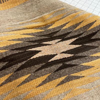 Native American Blanket Rug Taupe, Gray Pink, Orange