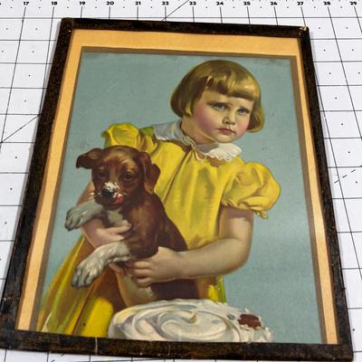 2 Vintage Prints of Little Girls 