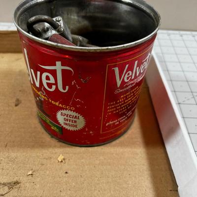 Box of Keys in Pipe Tobacco Can 