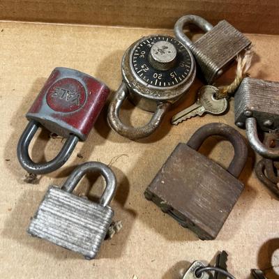 Box of Keys in Pipe Tobacco Can 