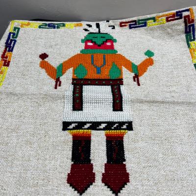 Tagged as  Authentic Antique Navajo Pillow like 