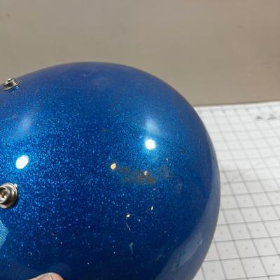 Vintage Blue Sparkle Helmet