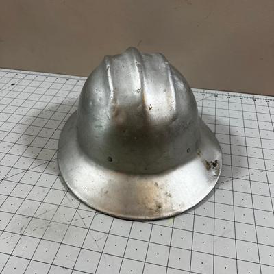 Vintage Aluminum Hard Hat 