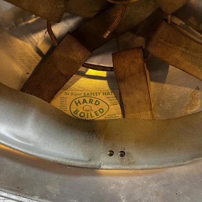 Vintage Aluminum Hard Hat 