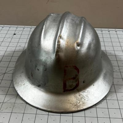 Vintage Aluminum Hard Hat 