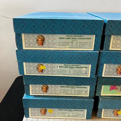 Madam  Alexander COLLECTION of First Lady Dolls (12) NEW in the Box 