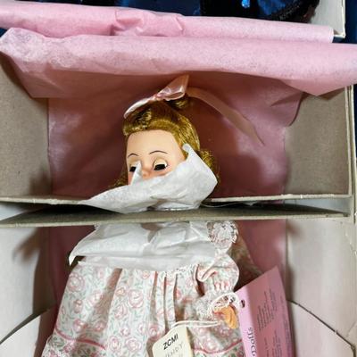 Madame Alexander Character Dolls: Pinocchio, Christopher, Columbus, Wendy, Polly Anna