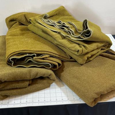 4- Wool US Army Blankets