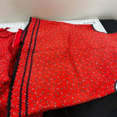 Quilted Suit Hand Made INTERESTING!? Possibly 