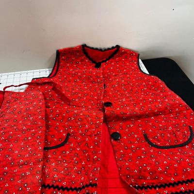 Quilted Suit Hand Made INTERESTING!? Possibly 