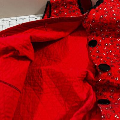 Quilted Suit Hand Made INTERESTING!? Possibly 