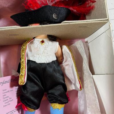 Madam Alexander Dolls (6) Character Dolls - NEW in the box. Cap. Hook, Tiger Lilly, Aladdin etc.