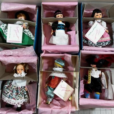 Madam Alexander Dolls (6) Character Dolls - NEW in the box. Cap. Hook, Tiger Lilly, Aladdin etc.