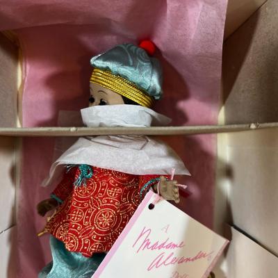 Madam Alexander Dolls (6) Character Dolls - NEW in the box. Cap. Hook, Tiger Lilly, Aladdin etc.