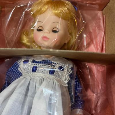 Madam Alexander Dolls (2) 13" Tall Polly Ana and Louisa May Alcott  NEW in the box. 