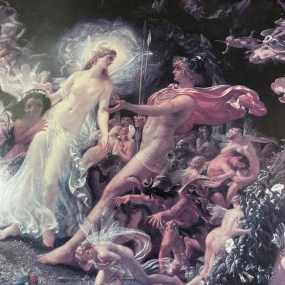 Framed Print Quarrel of Oberon and Titania 