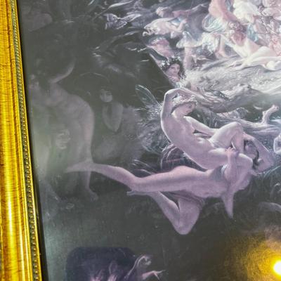 Framed Print Quarrel of Oberon and Titania 