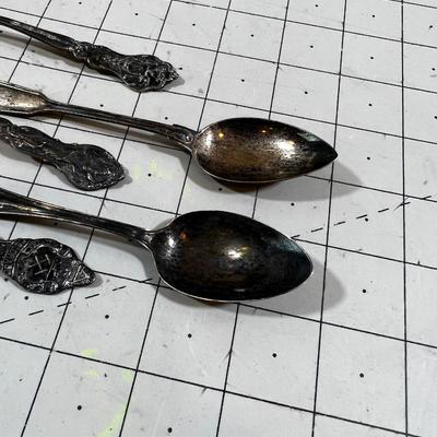 Sterling Silver Collector Spoons (5) 