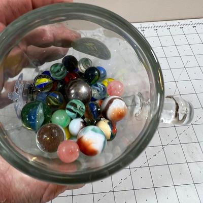Marbles in a Beer Mug