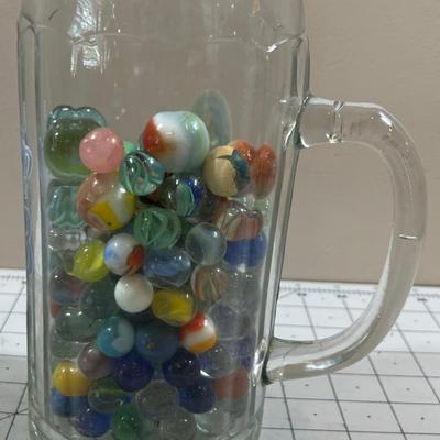 Marbles in a Beer Mug