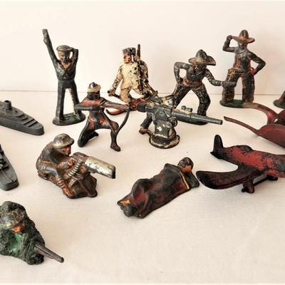 Lot #199  20 piece lot - assorted metal antique TOOTSIE Toys