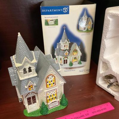 Department 56 , Meadowbrook Church.