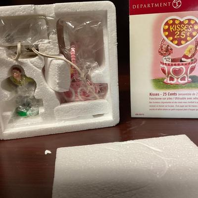 Department 56, Kisses 25 Cents. Lighted