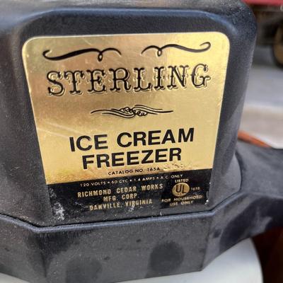 vintage Sterling Ice Cream maker 5 quart