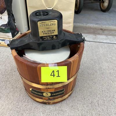 vintage Sterling Ice Cream maker 5 quart