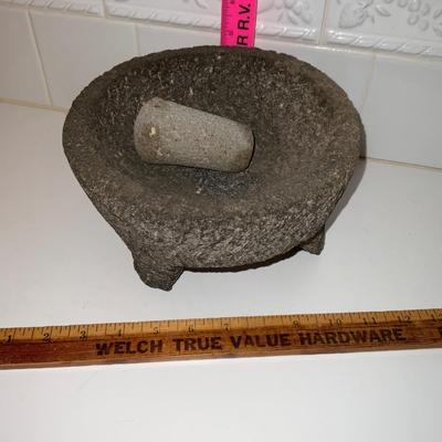 Large Vintage Mortar and Pestle.
