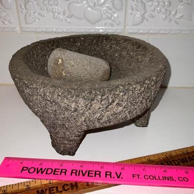 Large Vintage Mortar and Pestle.