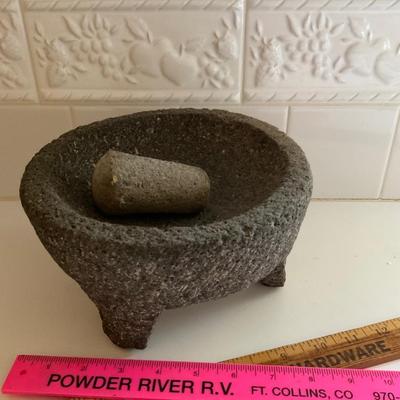 Large Vintage Mortar and Pestle.