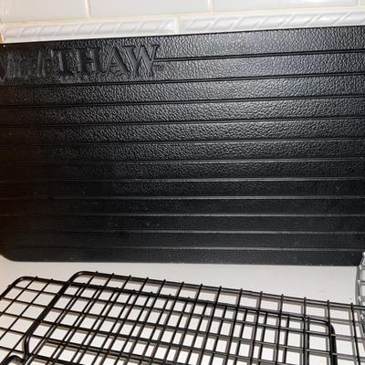 Baking Racks and Miracle Thaw Tray.