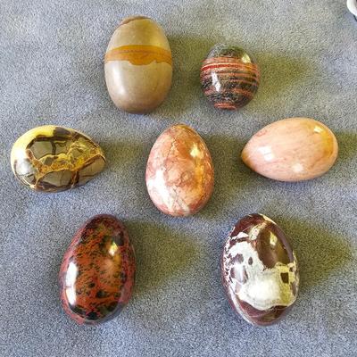 Large Size Semi-Precious Eggs Collection (1BR3-JS)