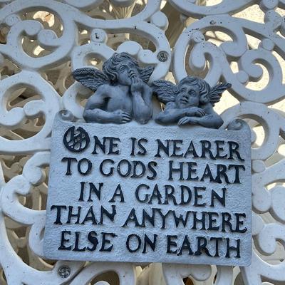 Garden sign.