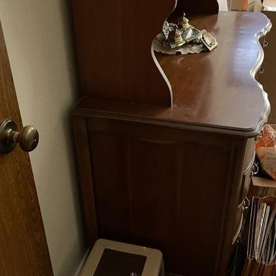 Vintage Bassett Desk with Shelving