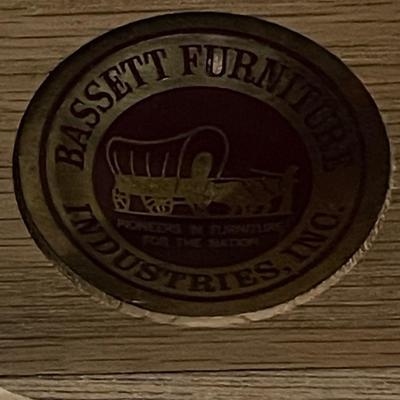 Vintage Bassett Desk with Shelving