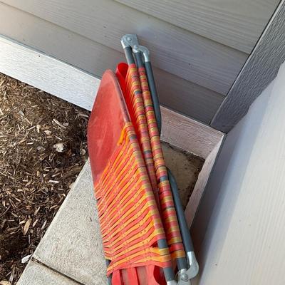Vintage Folding Lawn Lounger